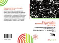 Portada del libro de Championnat du Luxembourg de Football 1977-1978