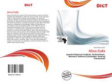 Bookcover of Alina Cała
