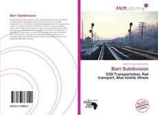 Capa do livro de Barr Subdivision 