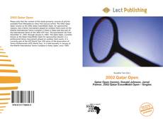 2002 Qatar Open的封面