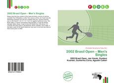 Capa do livro de 2002 Brasil Open – Men's Singles 