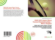 2002 AIG Japan Open Tennis Championships – Men's Singles的封面