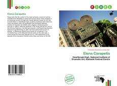 Capa do livro de Elena Carapetis 