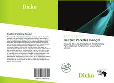 Beatriz Paredes Rangel kitap kapağı