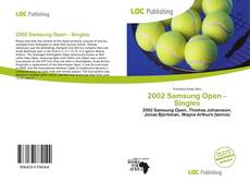 Bookcover of 2002 Samsung Open – Singles