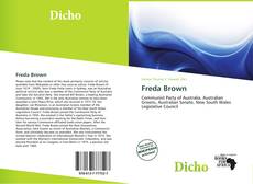 Freda Brown kitap kapağı