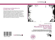 Buchcover von Championnat de Macédoine de Football 2007-2008