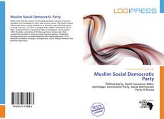 Capa do livro de Muslim Social Democratic Party 