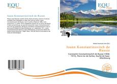 Ioann Konstantinovitch de Russie的封面