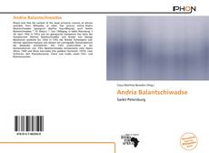 Bookcover of Andria Balantschiwadse