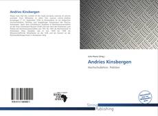 Capa do livro de Andries Kinsbergen 