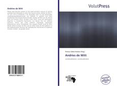 Capa do livro de Andries de Witt 