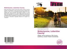 Walentynów, Lubartów County kitap kapağı