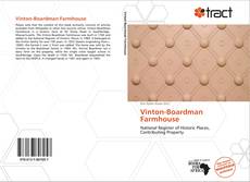 Portada del libro de Vinton-Boardman Farmhouse