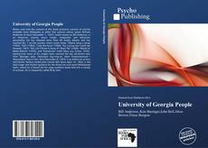 Buchcover von University of Georgia People