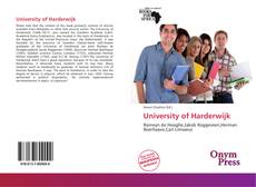 Buchcover von University of Harderwijk