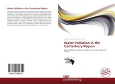 Portada del libro de Water Pollution in the Canterbury Region