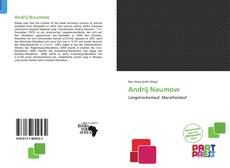Capa do livro de Andrij Naumow 