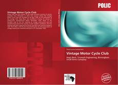 Vintage Motor Cycle Club的封面
