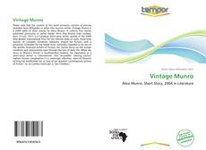 Bookcover of Vintage Munro
