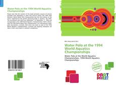 Portada del libro de Water Polo at the 1994 World Aquatics Championships