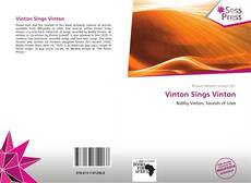 Couverture de Vinton Sings Vinton