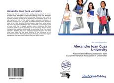 Bookcover of Alexandru Ioan Cuza University