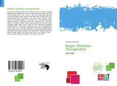 Roger Christian (Songwriter) kitap kapağı