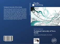 Bookcover of Technical University of Nova Scotia