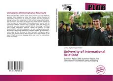 University of International Relations的封面