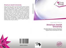 Bookcover of American Jewish University