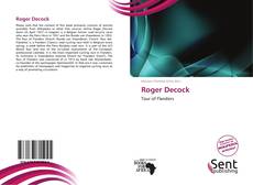 Capa do livro de Roger Decock 