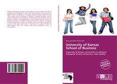 Capa do livro de University of Kansas School of Business 