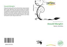 Capa do livro de Oswald Menghin 