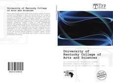 University of Kentucky College of Arts and Sciences kitap kapağı