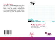 Buchcover von Water Quality Law