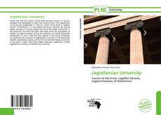 Capa do livro de Jagiellonian University 