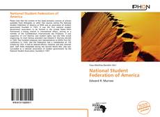 Bookcover of National Student Federation of America