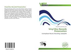 Bookcover of Vinyl Disc Records Preservation