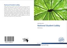 Buchcover von National Student Lobby