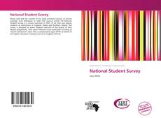 Bookcover of National Student Survey