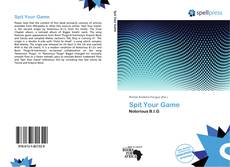 Spit Your Game kitap kapağı