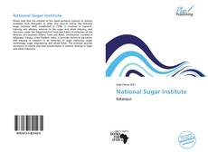 Bookcover of National Sugar Institute