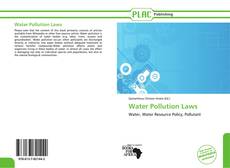 Buchcover von Water Pollution Laws