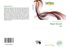 Roger Ducret kitap kapağı