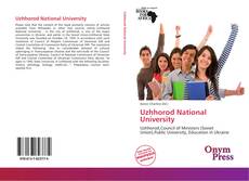 Uzhhorod National University kitap kapağı