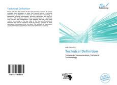 Capa do livro de Technical Definition 