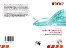 Bookcover of National Synchrotron Light Source II