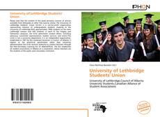 Borítókép a  University of Lethbridge Students' Union - hoz