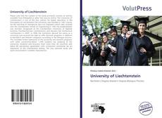 Capa do livro de University of Liechtenstein 